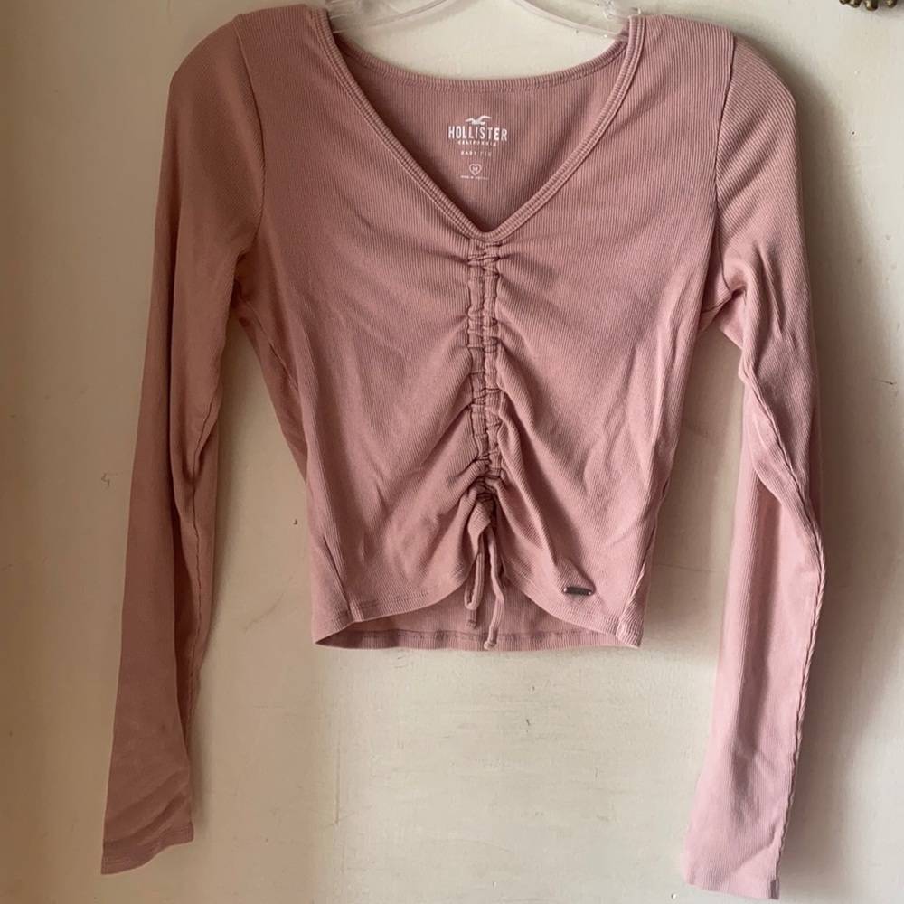 Pink Hollister long sleeve